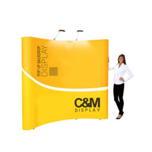 POP Up Backdrop Display Stand