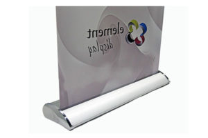 roll up banner stand deluxe heavy model